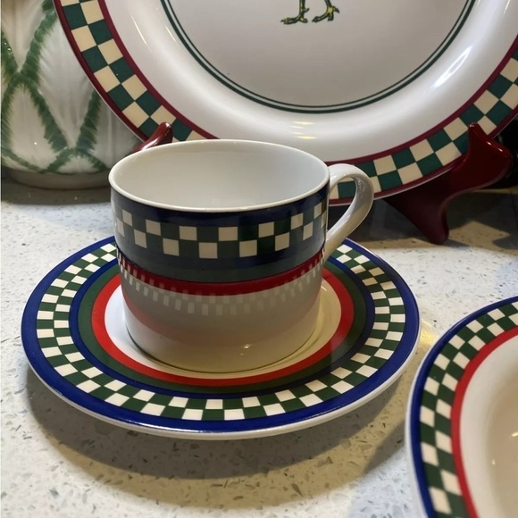 COPY - Ella's Rooster Bob Timberlake 7pc Set w/dinner plate, bowl, dessert, sau… - Picture 6 of 7